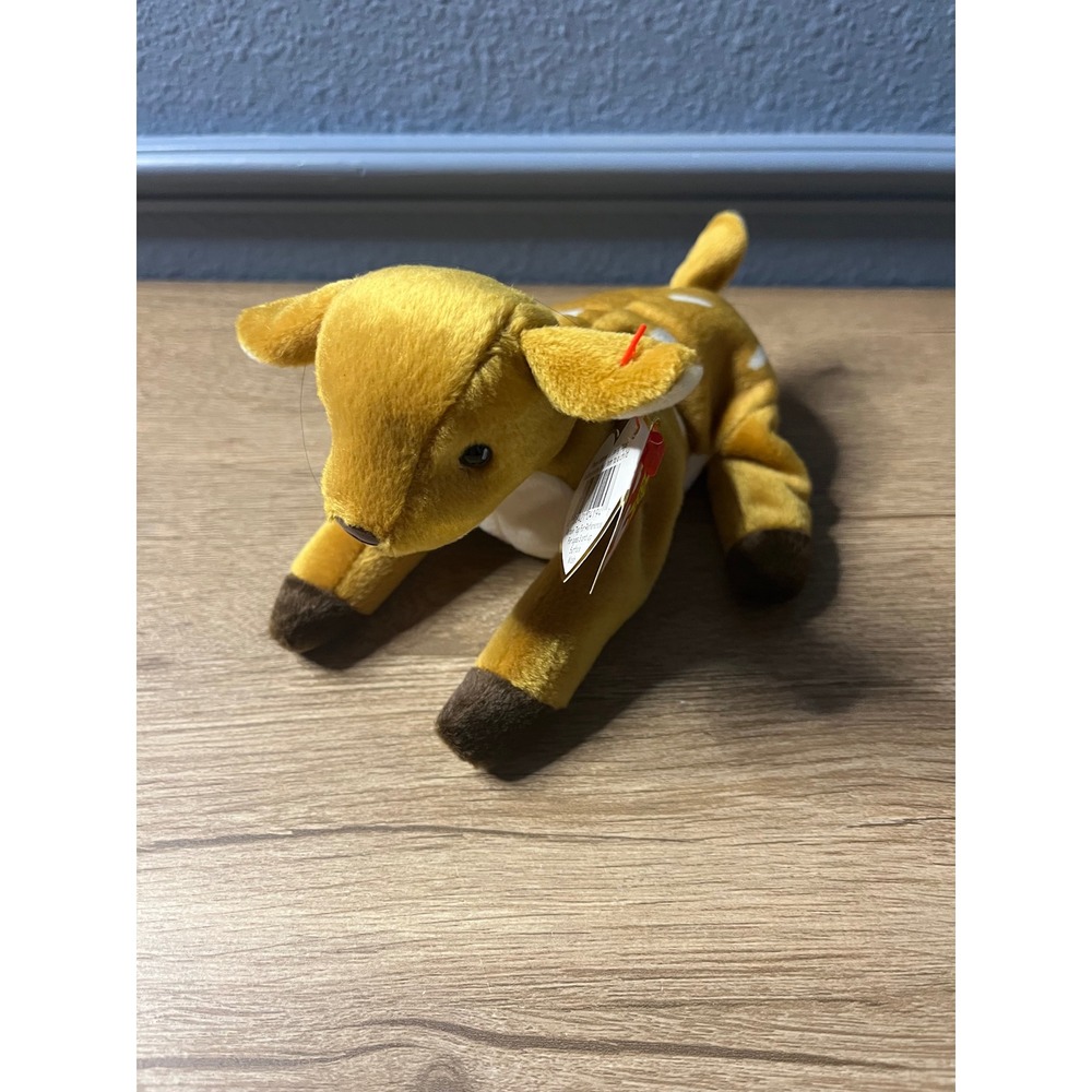 Ty Beanie Baby Whisper Deer Plush‎ Toy April 1997
